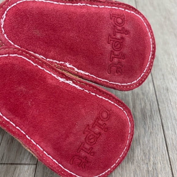 Pipit Flower Apricot Camel Suede Walkers - Picture 6 of 6